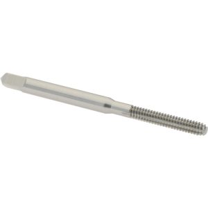HERTEL Thread Forming Tap: #4-40 UNC, 2B & 3B Class of Fit, Bottoming Chamfer, High-Speed Steel, Bright/Uncoated Finish K010315AS