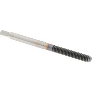 HERTEL Thread Forming Tap: #6-32 UNC, 2B Class of Fit, Bottoming Chamfer, High-Speed Steel, TiCN Finish K010331AS85
