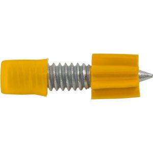 DEWALT ANCHORS & FASTENERS 1/4-20 Thread, 0.145" Shank Diam, Grade 1062 Steel Powder Actuated Threaded Stud 50322-PWR