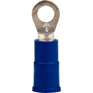 3M Circular Ring Terminal: Partially Insulated, 16 to 14 AWG, Crimp Connection 7010397279