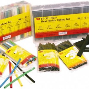 3M Heat-Shrink & Cold-Shrink Sleeve: 1/4" ID Before Shrinking, 1/8" ID After Shrinking, 48" OAL 7000133496
