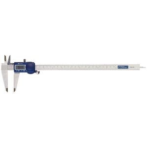 FOWLER Electronic Caliper: 300.00 mm, 12", 0.01 mm, 0.0005" Resolution, +/-0.04 mm, +/-0.0016" Accuracy, Calibrated, Stainless Steel 54-101-300-1