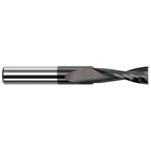 HARVEY TOOL Spiral Router Bit: 1/16" Dia, 1/8" Shank Dia, 2 Flute, Upcut 48662-C4