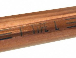 MUELLER INDUSTRIES 2' Long, 1/2" OD x 3/8" ID, Grade C12200 Copper Water (L) Tube LH03002
