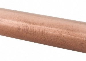 MUELLER INDUSTRIES 10' Long, 5/8" OD x 1/2" ID, Grade C12200 Copper Water (K) Tube KH04010
