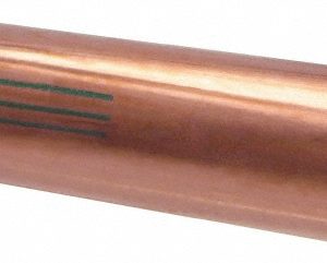 MUELLER INDUSTRIES 10' Long, 1/2" OD x 3/8" ID, Grade C12200 Copper Water (K) Tube KH03010