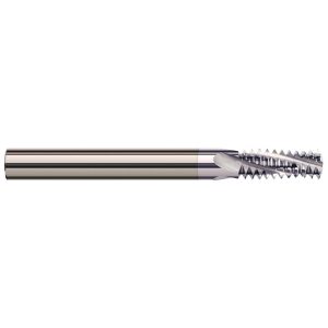 HARVEY TOOL Straight Flute Thread Mill: 2-56, External & Internal, 3 Flutes, 1/8" Shank Dia, Solid Carbide 70010-C8