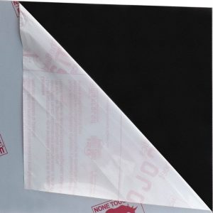 PROFESSIONAL PLASTICS Plastic Sheet: Polycarbonate, 1/8" Thick x 24" Wide x 4' Long, Black SPCBK.125X24.000X48.000