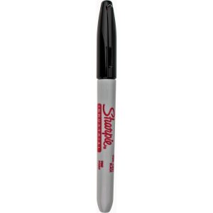 SHARPIE Permanent Marker: Black, AP Non-Toxic, Fine Tip 13601A