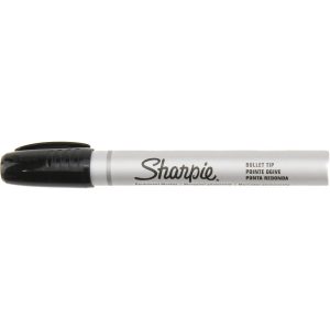 SHARPIE Permanent Marker: Black, AP Non-Toxic, Bullet Tip 1794229