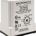 MACROMATIC 11 Pin, 999 hr Delay, Multiple Range DPDT Time Delay Relay TD-78122