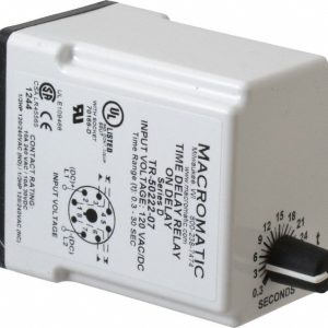 MACROMATIC 8 Pin, Multiple Range DPDT Time Delay Relay TR-50222-07