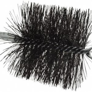 SCHAEFER BRUSH Double Stem/Spiral Tube Brush: 5" Dia, 7-1/2" OAL 43382