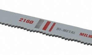 MILWAUKEE TOOL Jigsaw Blade: Bi-Metal, 24 TPI, 0.047" Blade Thickness, 0.2813" Blade Width 48-42-2160
