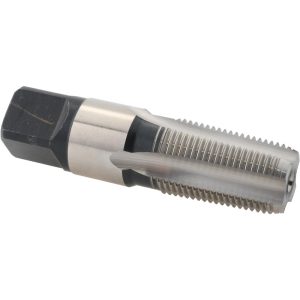 REIFF & NESTOR British Standard Pipe Tap: 3/8-19 BSPT, Bottoming Chamfer, 4 Flute 47078