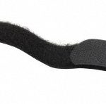 SPEEDTECH Cable Tie: 12" Long, Black, Nylon, Hook & Loop Strap SWD.75X12BK-10