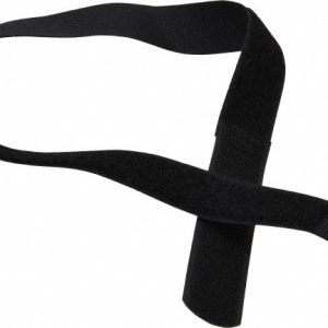 SPEEDTECH Cable Tie: 18" Long, Black, Nylon, Hook & Loop Strap SWD.75X18BK-10