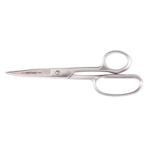 HERITAGE CUTLERY Shears: 9" OAL, 3" LOC, Stainless Steel Blades 758LR
