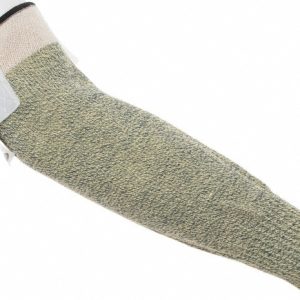 ANSELL Cut & Puncture-Resistant Sleeve: Size Universal, Yellow, ANSI Cut A2 245467