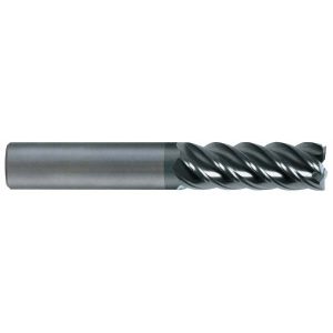 SGS Square End Mill: 5/16" Dia, 7/16" LOC, 5 Flute, Solid Carbide 32675