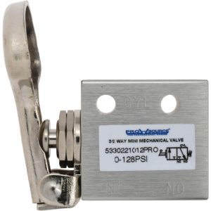 PRO-SOURCE 3 Way & 2-Position Air Valve: Finger Button & Spring Actuator 5330221012PRO