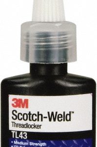 3M Threadlocker: Blue, Liquid, 10 mL, Bottle 7100039219
