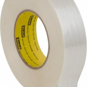 SCOTCH Packing Tape: 3/4" Wide, Clear, Rubber Adhesive 7000124626