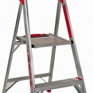 LITTLE GIANT LADDER 2-Step Aluminum Step Ladder: Type IA, 4' High 15272-001