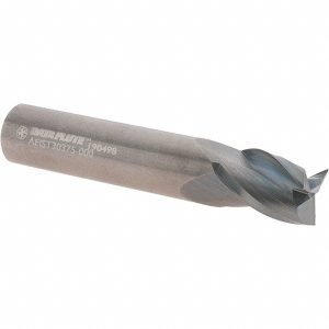 VALUE COLLECTION Square End Mill: 3/8" Dia, 1/2" LOC, 3 Flute, Solid Carbide 32492-00-D