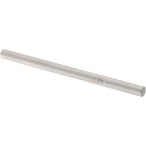 SPI Class ZZ Minus Plug & Pin Gage: 0.128" Dia 19-128-8