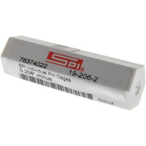SPI Class ZZ Minus Plug & Pin Gage: 0.2060" Dia 19-206-2
