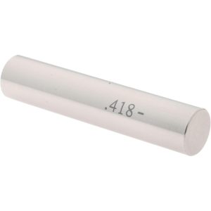 SPI Class ZZ Minus Plug & Pin Gage: 0.418" Dia 19-418-3