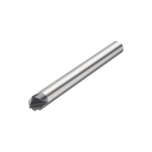 SECO Chamfer Mill: 1/4" Dia, 1/4" Shank Dia, 45 deg, 4 Flute, Solid Carbide, Single End 10268652
