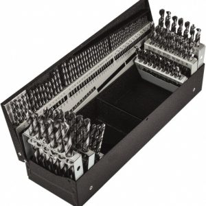 PRECISION TWIST DRILL Drill Bit Set: Jobber Length Drill Bits, 115 Pc, 0.04" to 0.5" Drill Bit Size, 118 &deg;, High Speed Steel 5995681