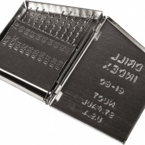 PRECISION TWIST DRILL Drill Bit Set: Jobber Length Drill Bits, 20 Pc, 118 &deg;, High Speed Steel 5995547