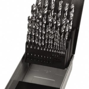 PRECISION TWIST DRILL Drill Bit Set: Jobber Length Drill Bits, 29 Pc, 118 &deg;, High Speed Steel 5995624