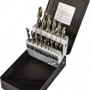 PRECISION TWIST DRILL Drill Bit Set: Jobber Length Drill Bits, 15 Pc, 118 &deg;, High Speed Steel 5995520