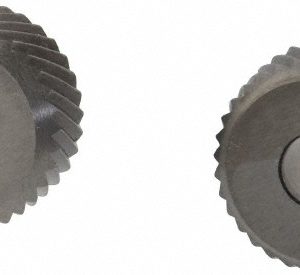VALUE COLLECTION 1/4" Face Width, 3/4" Dia, Cobalt Knurl Wheel Set KD KPX14