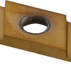 NIKCOLE MINI-SYSTEMS Cutoff Insert: GIE-7-GP-1.0 R-R GOLD, Carbide, 1 mm Cutting Width GIE7GP1.ORRGOLD