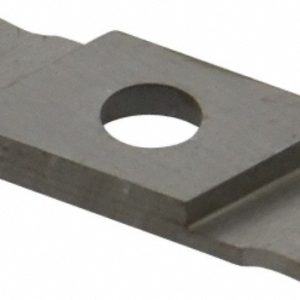NIKCOLE MINI-SYSTEMS Cutoff Insert: GIE-7-GP-1.0 L-L C2, Carbide, 1 mm Cutting Width GIE7GP1.0L-L C2