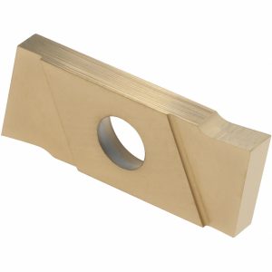 NIKCOLE MINI-SYSTEMS Cutoff Insert: GIE 7 GP 2.0 R N GOLD, Carbide, 2 mm Cutting Width GIE7GP2.0RNGOLD