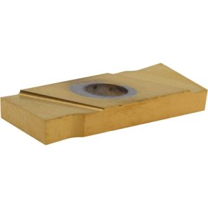 NIKCOLE MINI-SYSTEMS Cutoff Insert: GIE 7 GP 2.0 R R GOLD, Carbide, 2 mm Cutting Width GIE7GP2.0RRGOLD