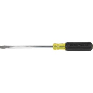 KLEIN TOOLS Slotted Screwdriver: 3/8" Width, 13-7/16" OAL, 8" Blade Length 600-8