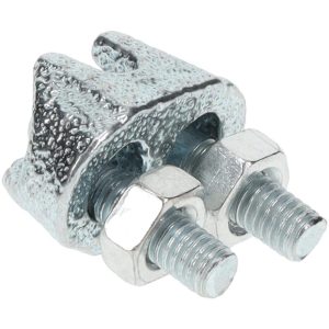VALUE COLLECTION Wire Rope Clip: 1/16" Rope Dia, 1030 Malleable Iron 20900