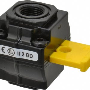 NORGREN Lock-Out Air Valve: Slide Actuator, 2 Position, 3/8" Inlet, NPT Thread T72E-3AA-P1N