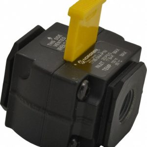 NORGREN Lock-Out Air Valve: Slide Actuator, 2 Position, 3/8" Inlet, NPT Thread T73E-3AA-P1N