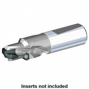 KENNAMETAL Replaceable-Tip Drill: 22.01 to 24 mm Dia, 24 mm Max Depth, 25 mm Whistle Notch Shank 1993404
