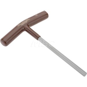 PARAMOUNT Hex Key: 1/4" Hex, Hex End, T-Handle Cushion Grip PAR35212