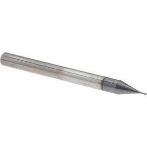 ACCUPRO Square End Mill: 0.015" Dia, 0.045" LOC, 4 Flutes, Solid Carbide 12462801