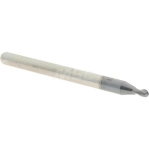 ACCUPRO Ball End Mill: 0.065" Dia, 0.098" LOC, 2 Flute, Solid Carbide 14797414